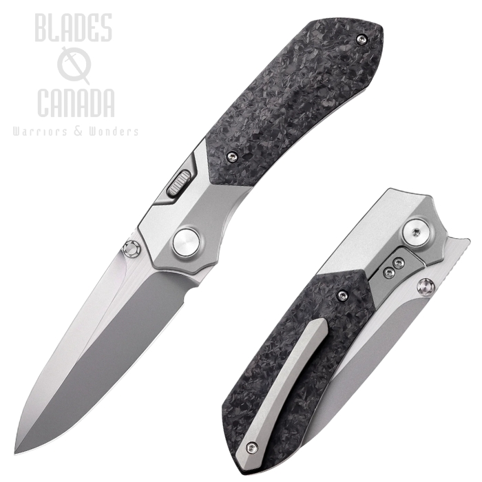 Remette Knives RT-Meteor Folding Knife, M390, Titanium & Carbon Fiber, RTPT-E
