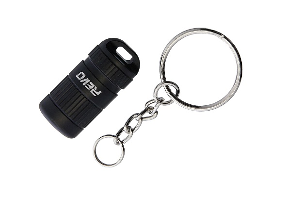 Revo Ready Light Micro Keychain, Black - 100 Lumens, REV012BLK