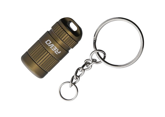 Revo Ready Light Micro Keychain, Bronze - 100 Lumens, REV012BRZ - Click Image to Close