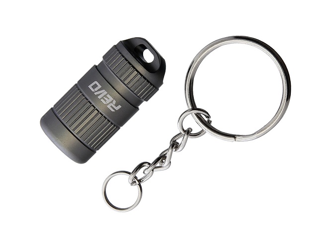 Revo Ready Light Micro Keychain, Gray - 100 Lumens, REV012GRY - Click Image to Close