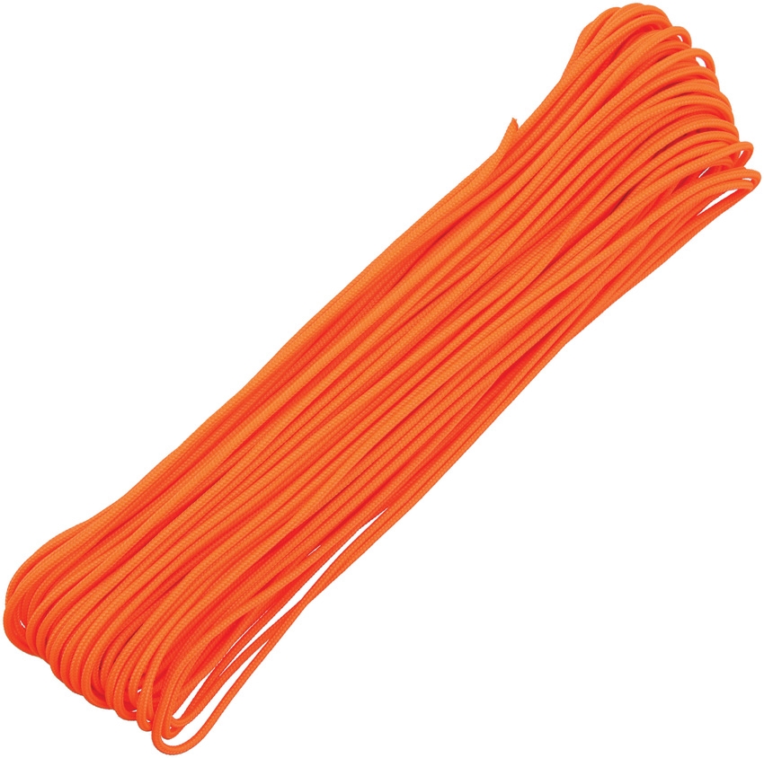 325 Paracord, 3-Strand 100Ft. - Neon Orange - RG1171H