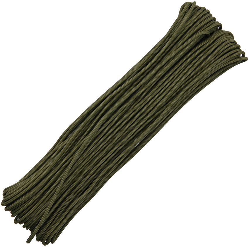 325 Paracord, 3-Strand 100Ft. - Olive Drab - Click Image to Close