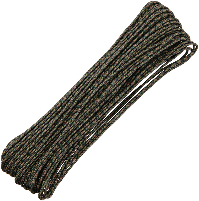 Tactical 3/32 Paracord 4-Strand, 100Ft. - Woodland Camo