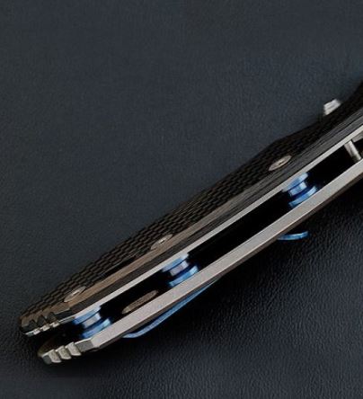 Hinderer XM-24 4.0 Standoffs Set of 3 Titanium - Blue