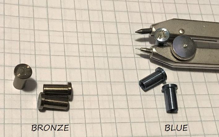 Hinderer Ti Handle Nut Set for XM-24 4.0 - Horse Head Engraved