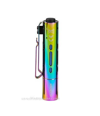 Acebeam Rider RX Flashlight, Stainless Steel Rainbow - 650 Lumens