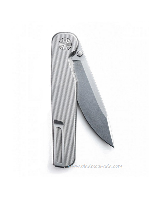 Tactile Turn Rockwall Thumbstud Folding Knife, CPM MagnaCut, Titanium