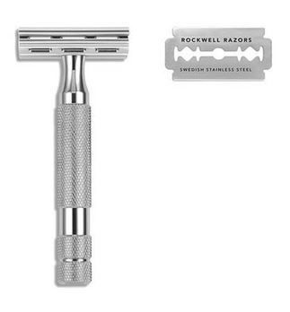 Rockwell Razors 2C Adjustable Safety Razor- White Chrome