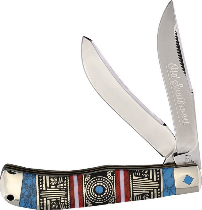 Rough Ryder Old Southwest Large Trapper Folding Knife, RR1752