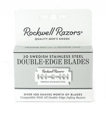 Rockwell Razors Double-Edge Razor Blades - 20 Pack - Click Image to Close