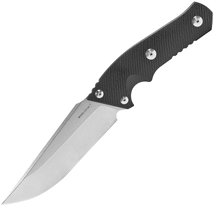 Real Steel Sorrow Fixed Blade Knife, D2 Steel, G10 Black, Kydex Sheath, 3821