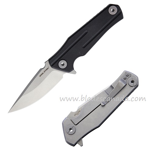 Real Steel 3606F Element Flipper Framelock Knife, N690, G10, 7220