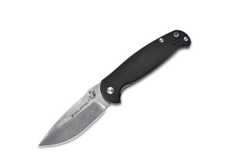 Real Steel H6 Folding Knife, 14C28N SW, G10 Black, 7762 - Click Image to Close