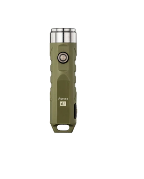 RovyVon A1X Army Green Keychain Flashlight - 450 Lumens [GEN 1 Clearance]