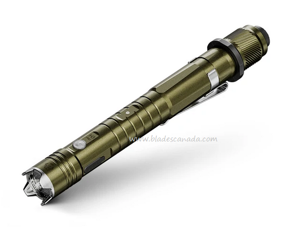 RovyVon Hybrid H3 Pro Urban EDC Desert Tan Flashlight, Aluminum - 600 Lumens