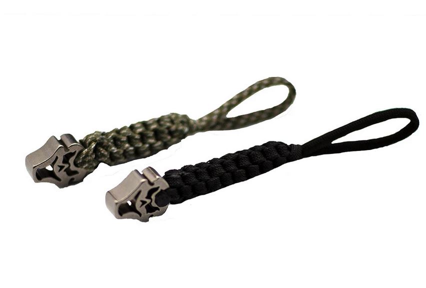 RovyVon Titanium Skull Bead Lanyard [Large] - Camo