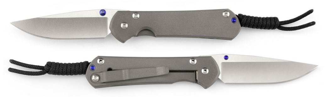 Chris Reeve Small Sebenza 31 Framelock Folding Knife, CPM Magnacut, Titanium, S31-1000