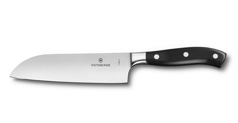 Victorinox Grand Maitre Black 7" Santoku Knife