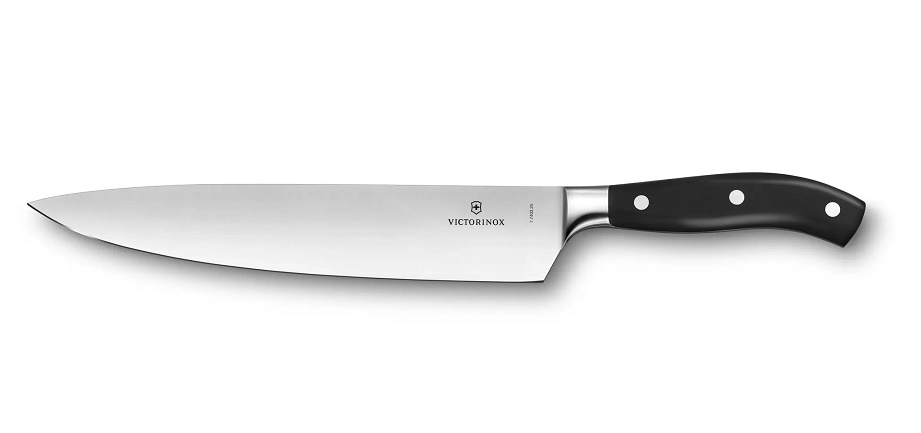 Victorinox Grand Maitre Black 10" Forged Chef's Knife - Click Image to Close