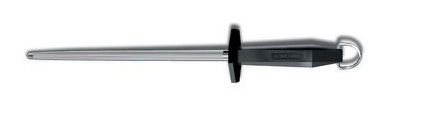 Victorinox 10" Regular Cut Steel Round Honing Rod - Click Image to Close