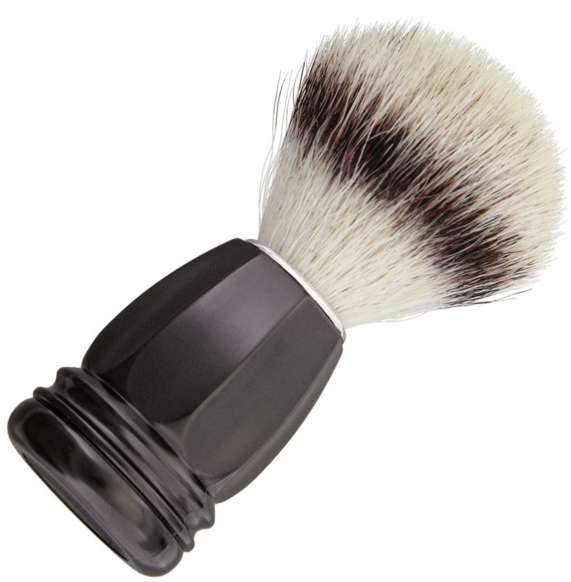 Razolution 86234 Shaving Brush - Black Handle - Click Image to Close