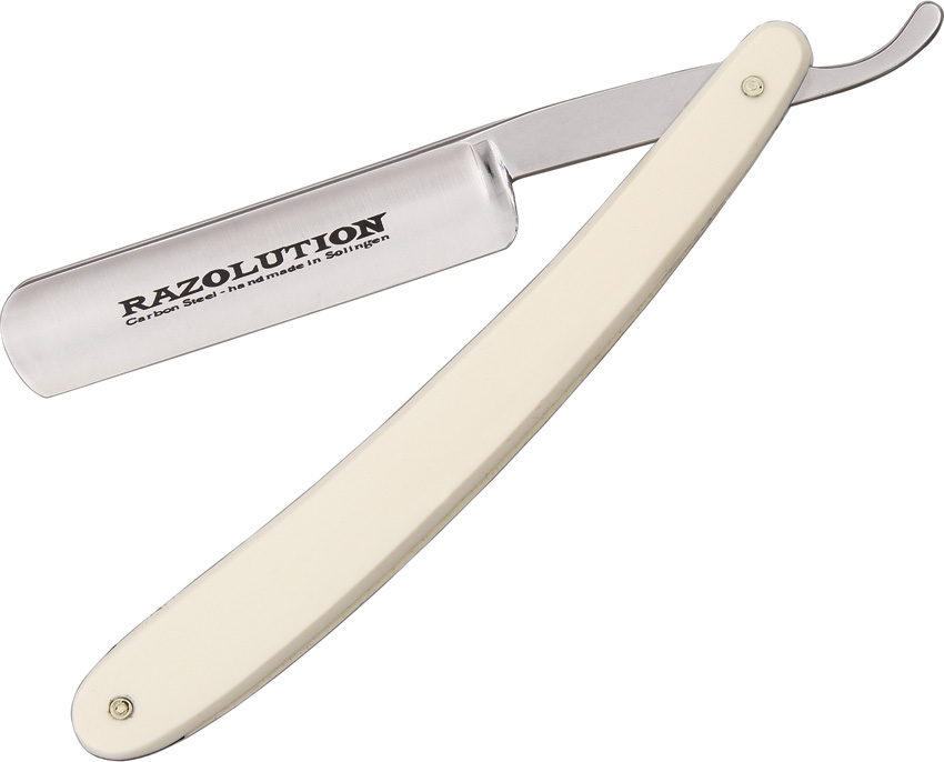 Razolution 88102 Straight Razor - White