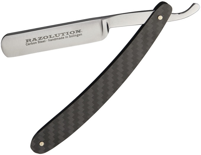 Razolution 88160 Straight Razor - Carbon Fiber