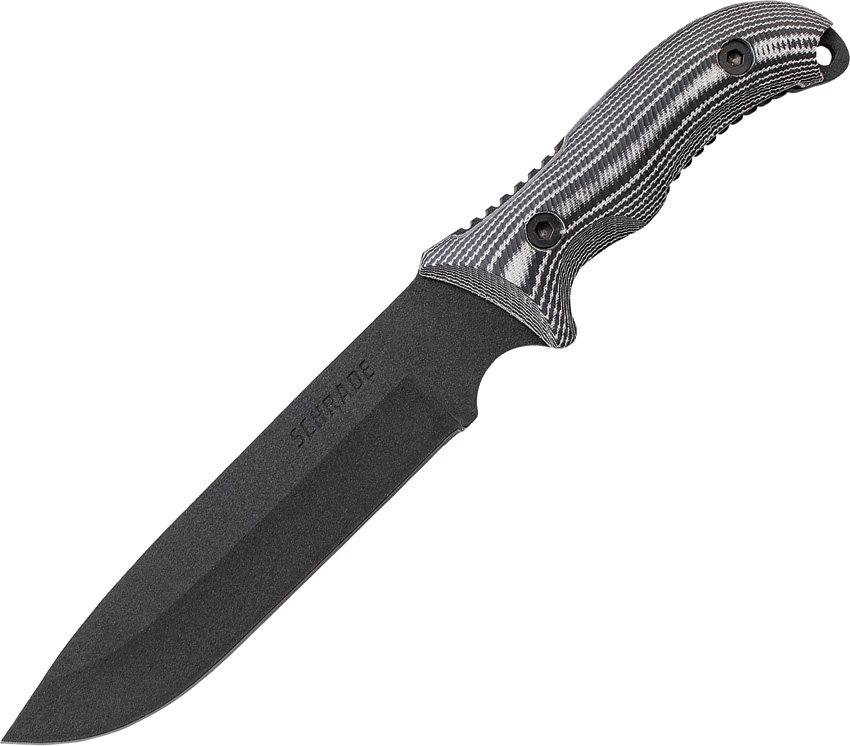 Schrade F37M Fixed Blade Micarta Handle w/ Nylon Sheath