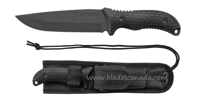 Schrade F38 Frontier Drop Point Fixed Blade w/ Nylon Sheath