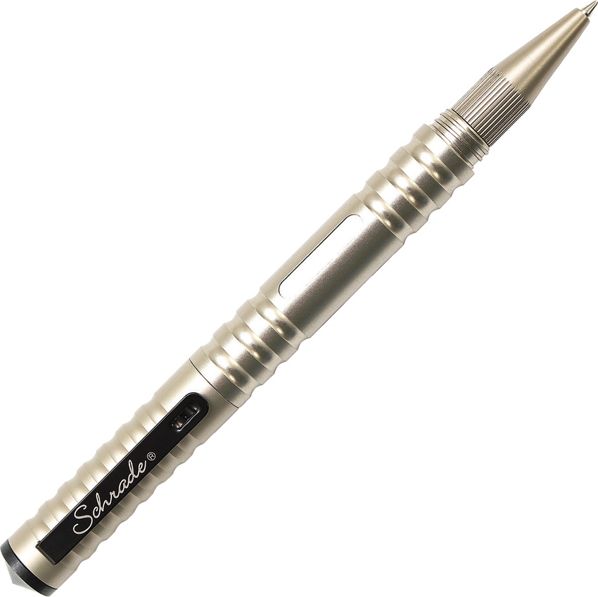 Schrade PEN10C Professionals Tactical Pen - Chrome - Click Image to Close