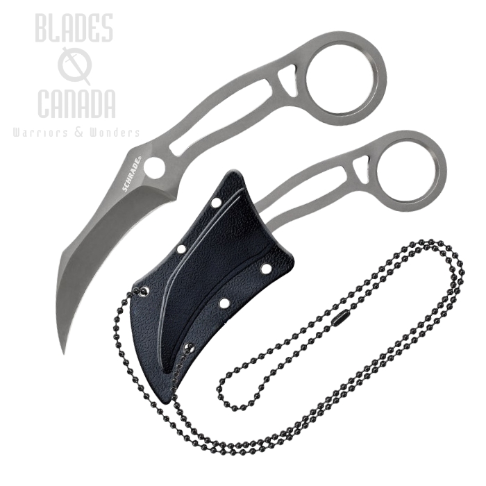 Schrade 111 Karambit Neck Knife