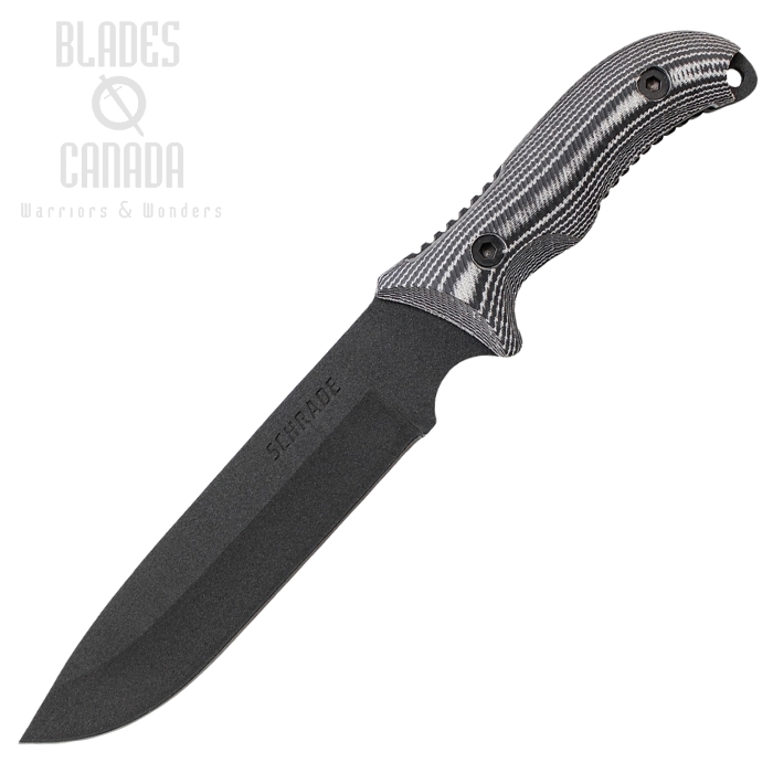 Schrade F37M Fixed Blade Micarta Handle w/ Nylon Sheath