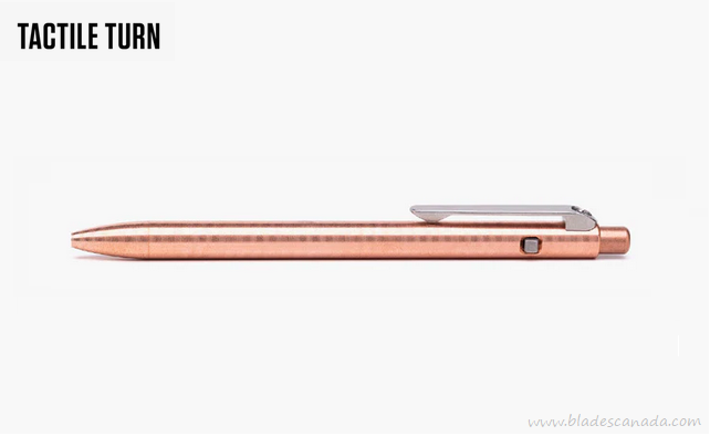 Tactile Turn Side Click Slim Pen Short, Copper