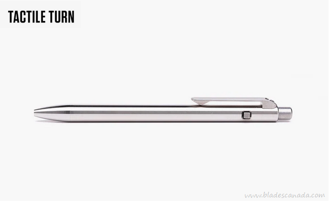 Tactile Turn Side Click Slim Pen Short, Titanium