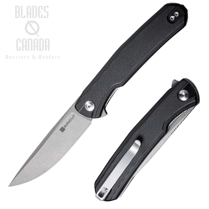 (image for) SENCUT Scitus Flipper Folding Knife, D2 Steel, G10 Handle, S21042-1
