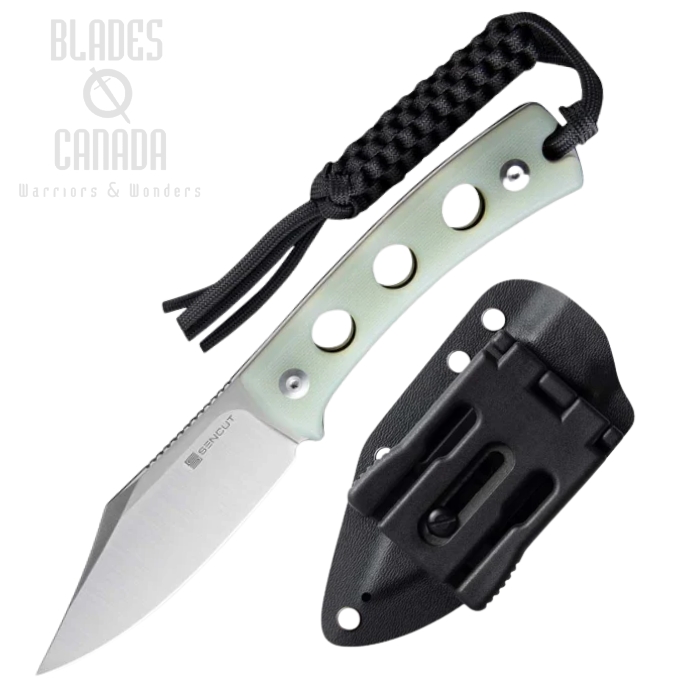 (image for) SENCUT Waxahachie Fixed Blade Knife, G10 Natural, Kydex Sheath, SA11B