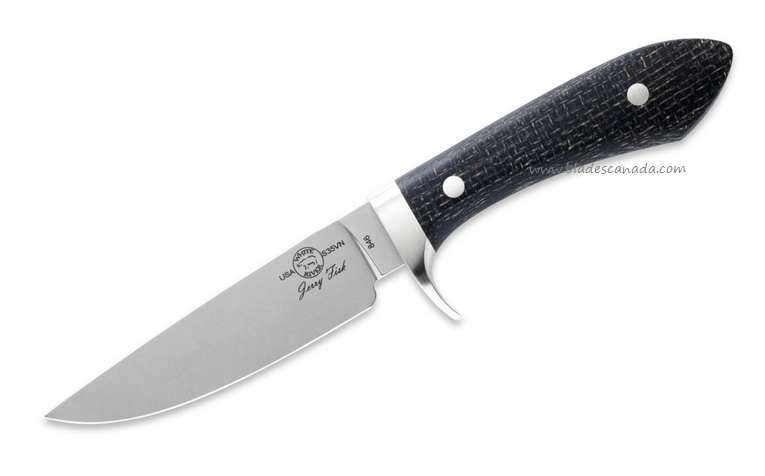 White River Sendero Classic Fixed Blade Knife, CPM S35VN, Micarta Black, WRJF-SC-BBL - Click Image to Close