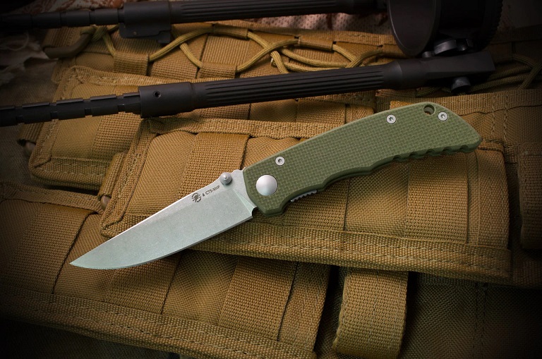 Spartan Blades Talos Lightweight Folding Knife, CTS-XHP, G10 Green