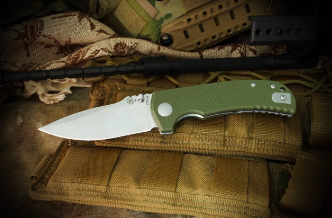 Spartan Blades Astor Folding Knife, CTS-XHP, G10 Green - Click Image to Close