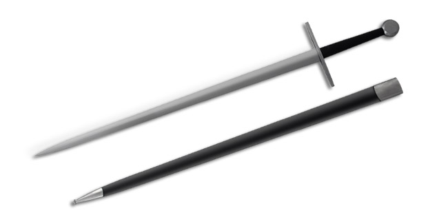 Hanwei Tinker Bastard Sword, 5160 HC Steel, Sharp Version, SH2400 - Click Image to Close