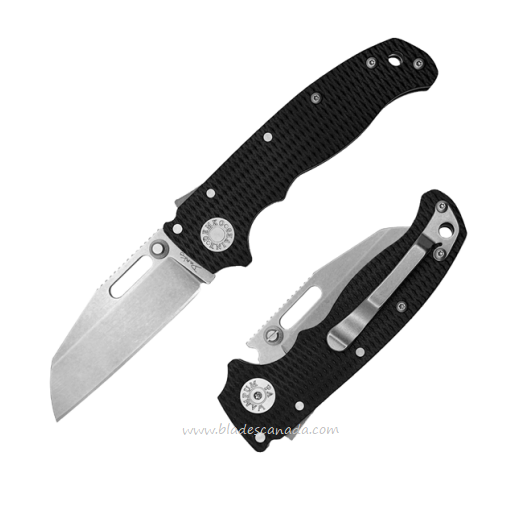 Demko AD20.5 Shark-lock Folding Knife, S35VN SW Shark Foot, G10 Black