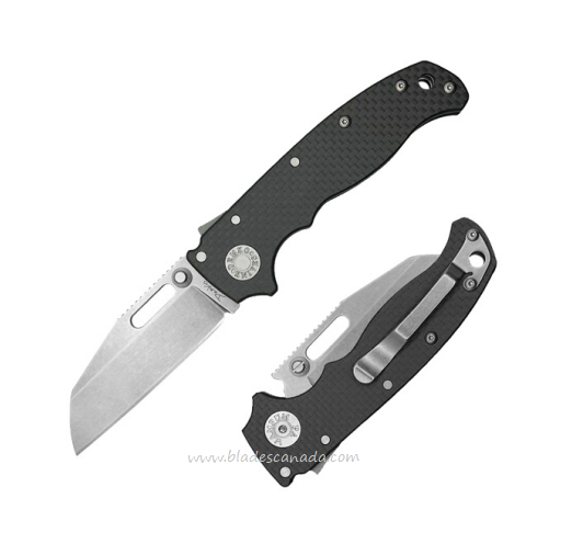 Demko AD20.5 Shark-Lock Folding Knife, S35VN SW Shark Foot, Carbon Fiber