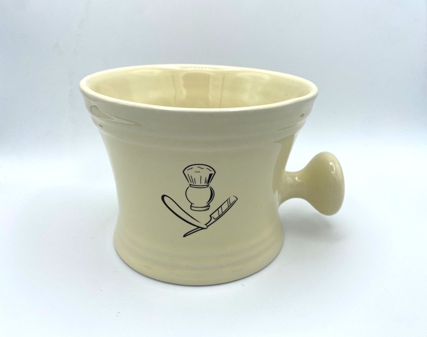 PureBadger Classic Apothecary Porcelain Shaving Mug - Ivory