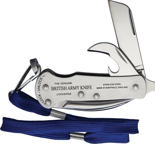 Sheffield British Army Clasp Knife, Lanyarrd, SHE014