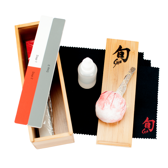 Shun DM0625 Kitchen Knife Care Kit