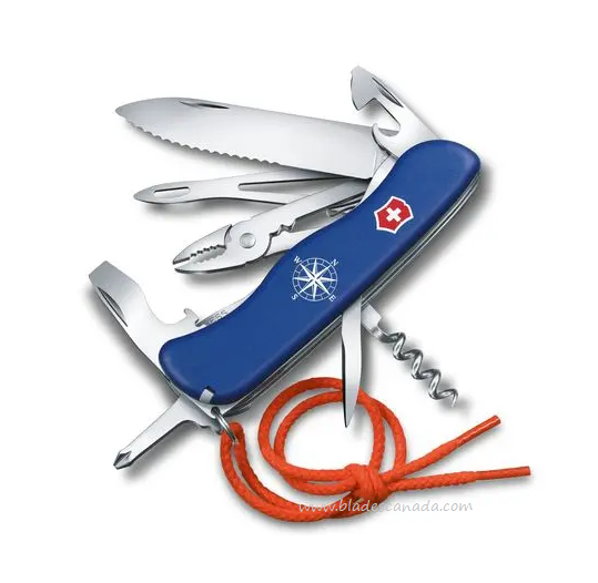 Swiss Army Skipper Multitool, Blue with Compass Design, 0.8593.2W-X1