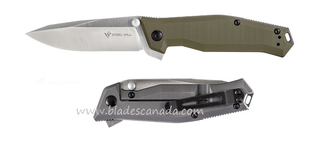 Steel Will Apostate Flipper Framelock Knife, S35VN, G10 OD/Titanium, 1152