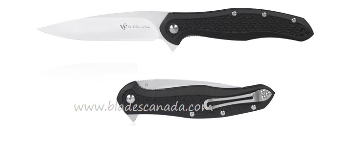 Steel Will F45-11 Intrigue D2 Satin - Black, F45-11
