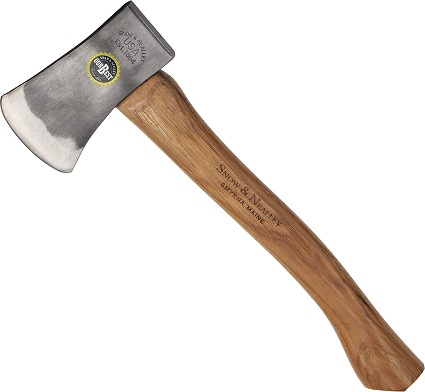 Snow & Nealley Outdoorsman Belt Axe, Hickory Handle, Leather Sheath, SNOW14