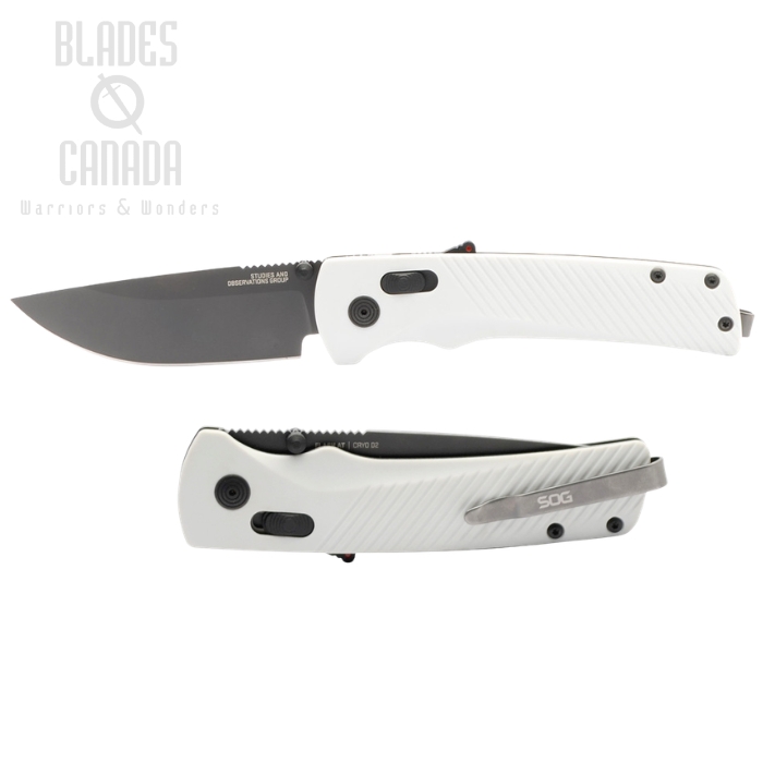 (image for) SOG Flash AT Folding Knife, D2 Black, GRN Concrete, 11-18-10-41